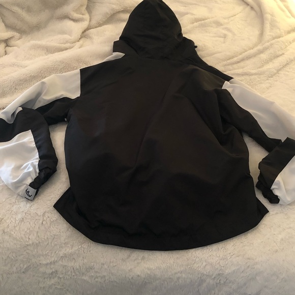 Equalnox Clothing Co Windbreaker hoodie black white size XXL - Picture 6 of 11